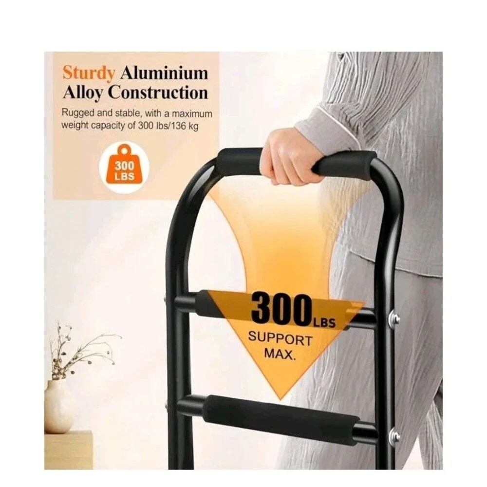 Adjustable Aluminum Alloy Mobility Stand Assist Aid,  Walking Support with 300lb